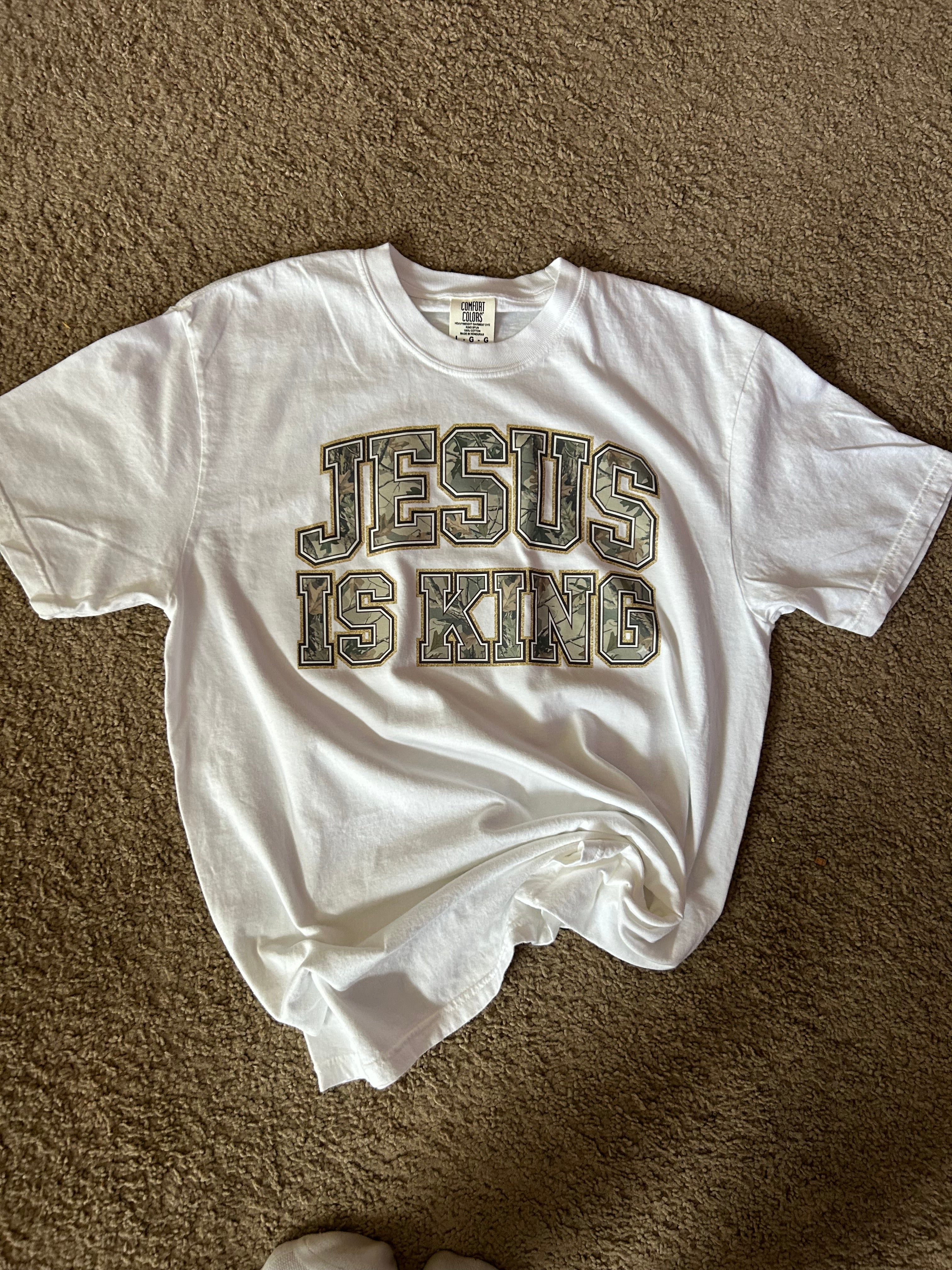 Jesus Is King Camo