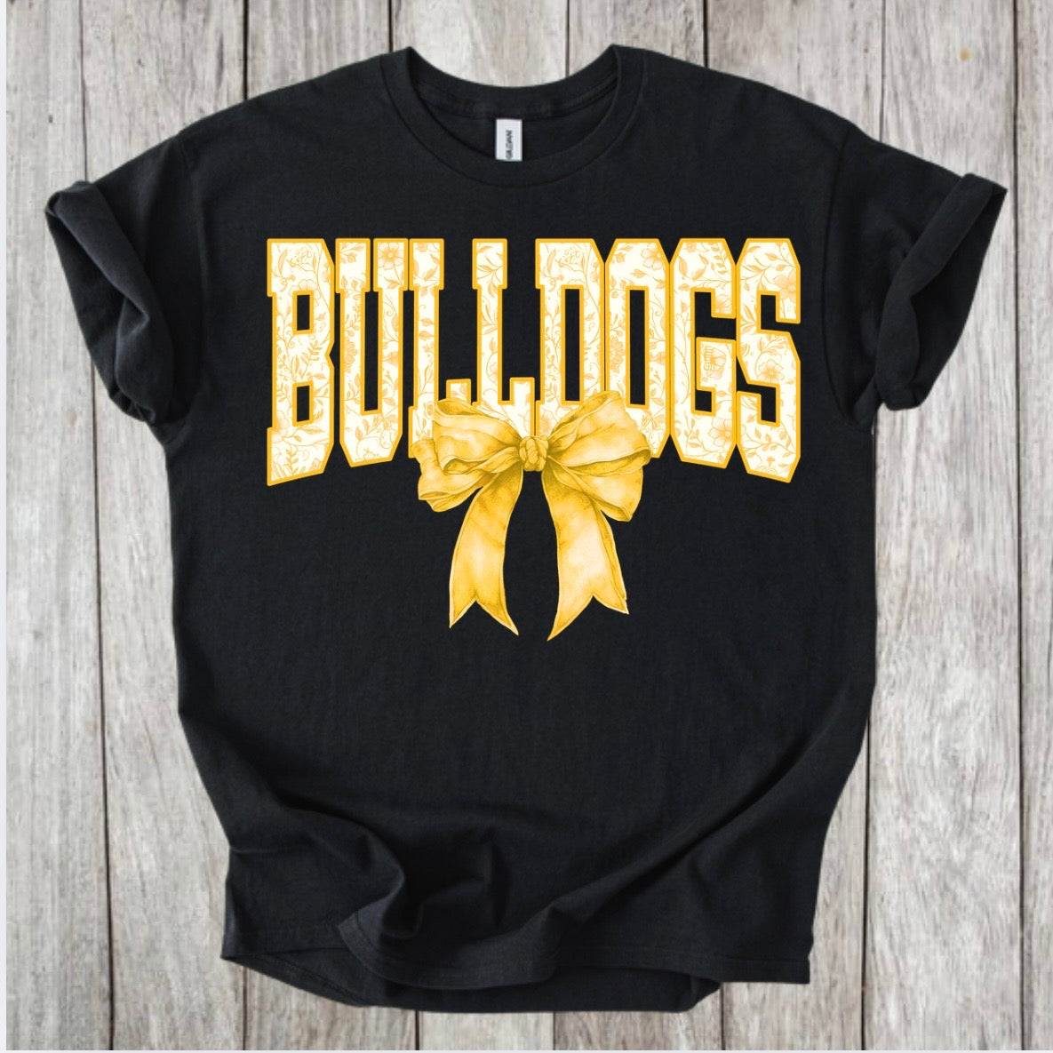 Bulldogs Gold Bow Youth