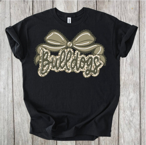 Bulldog Camo Bow Adult